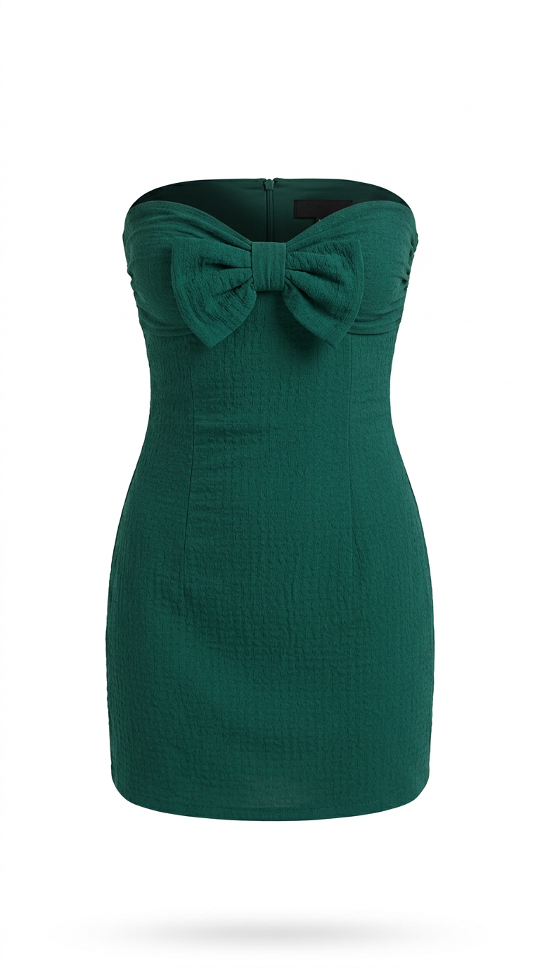 blossom bow A- line dress