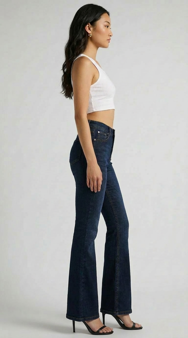 Clean girl bootcut