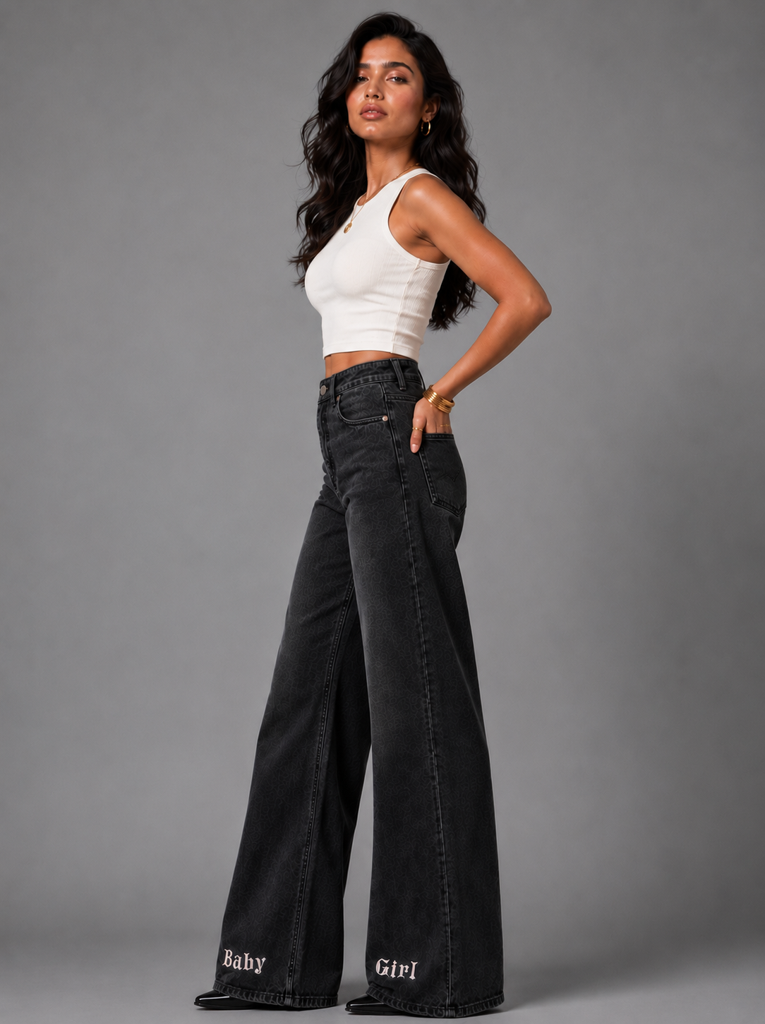 Baby girl’s denim