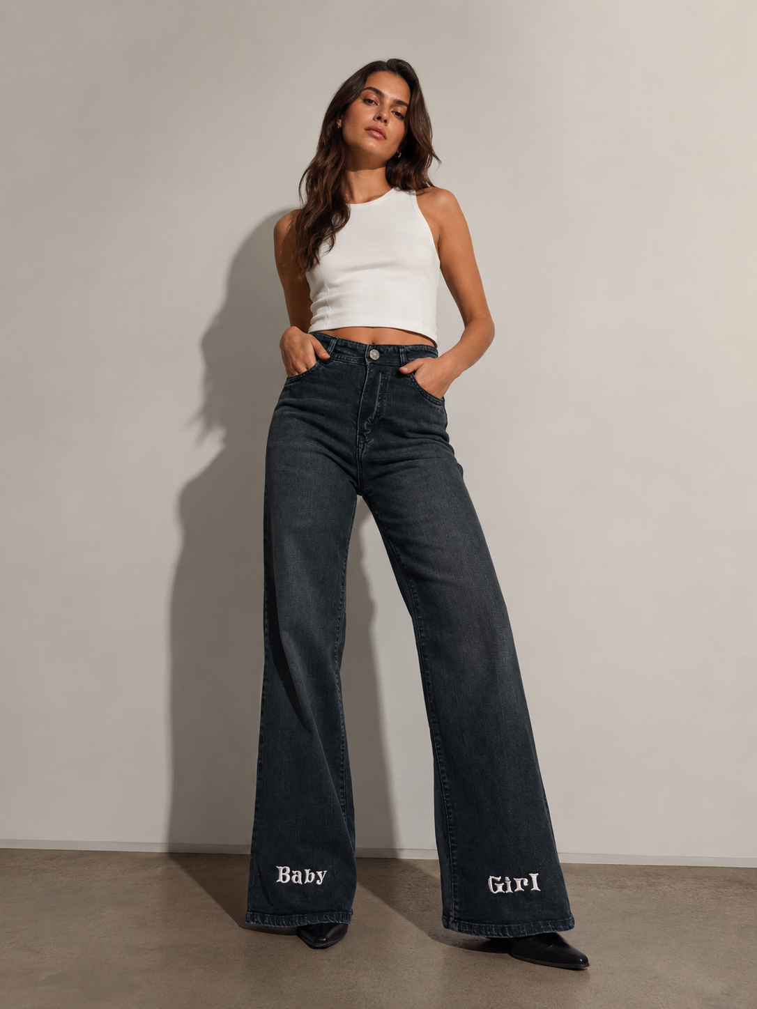 Baby girl’s denim