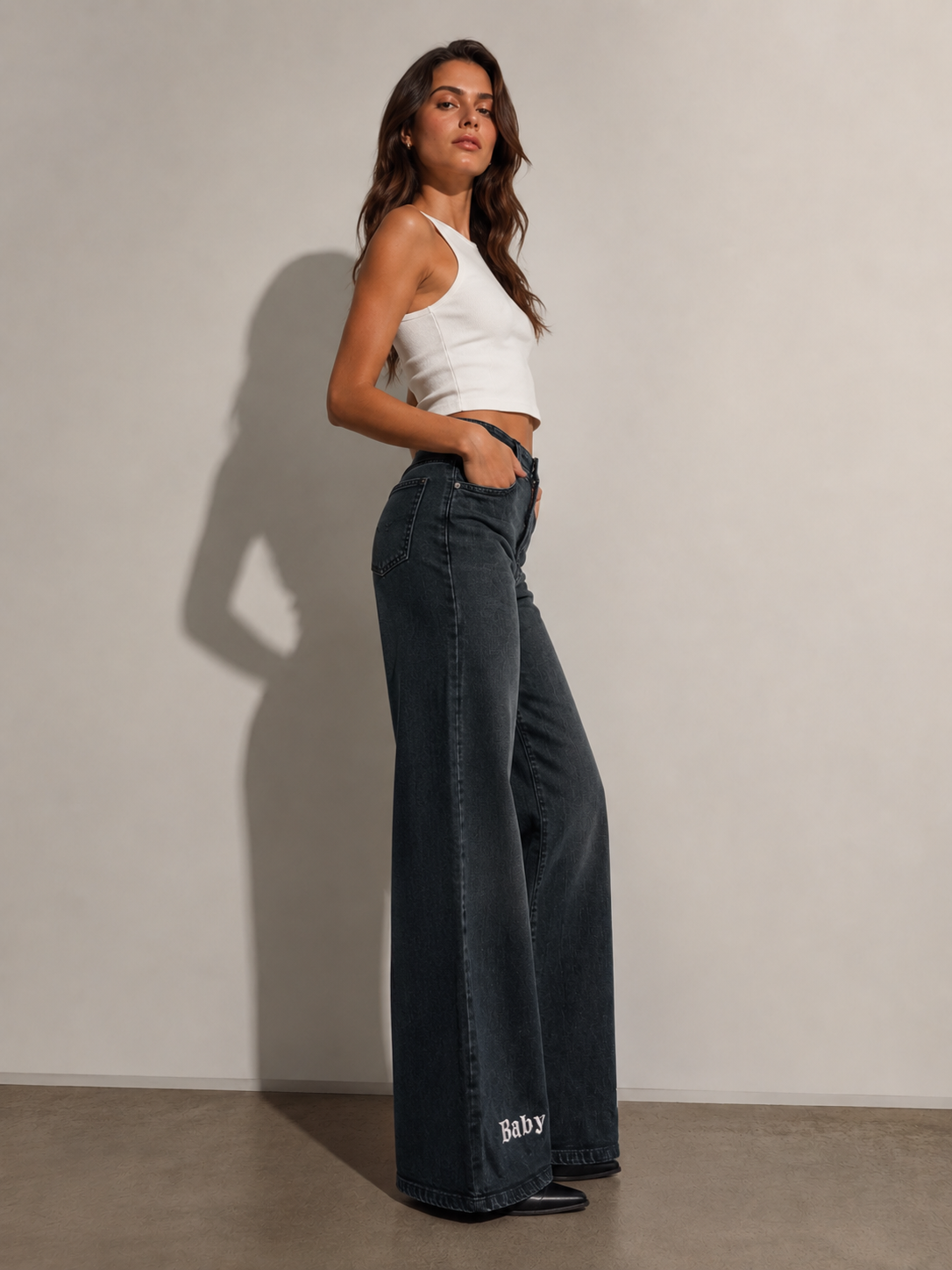 Baby girl’s denim