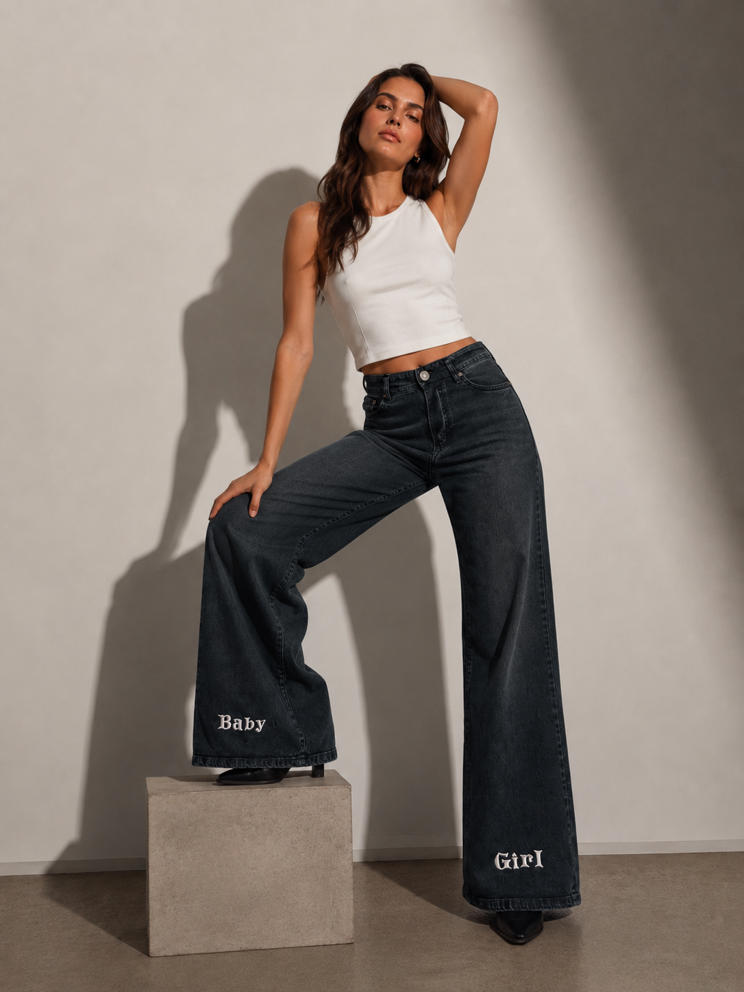 Baby girl’s denim