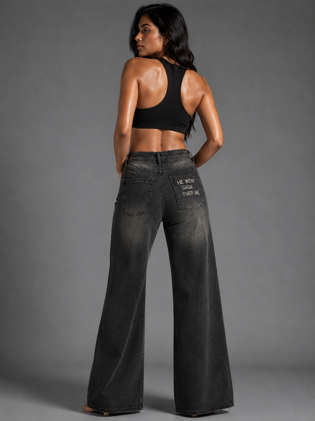 After dark straight fit denim